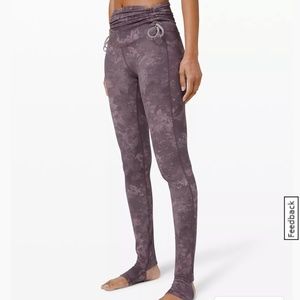 Purple Lululemon Barre Leggings